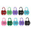 Eease colorful combination padlock metal 10pcs 1
