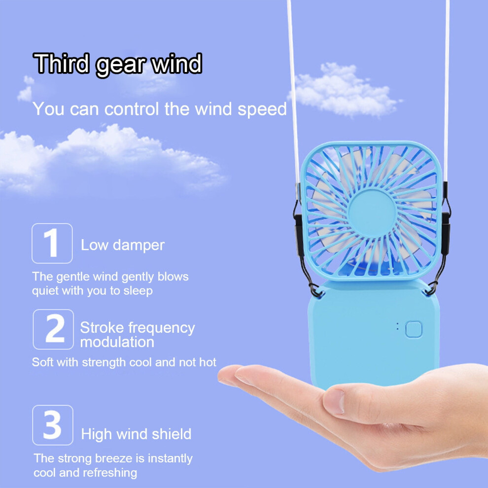 Kayannuo Handheld Usb Rechargeable Fan Small Portable 9107258558824