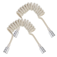 Spring telescopic hose shower handheld PVC bidet 2 pcs