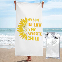 Mein Schwiegersohn ist mein Lieblingskind – Strandtuch weich
