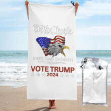 Republikánský Trump2024plážový ručník z mikrovlákna30x60 palců