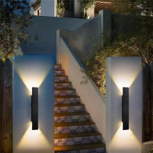 LED Indoor Outdoor Wall Lamps and Down Wall Lights Living ROOM Bedroom Wall Scorce Waterproof Ambient Fixtures 2W A