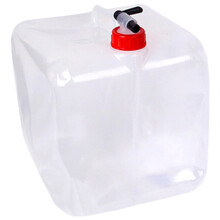 Serbatoio dell'acqua pieghevole con rubinetto - 15 litri