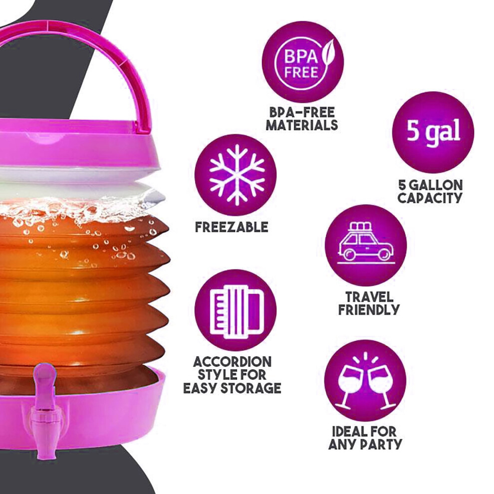 Outdoor Folding Bucket With Faucet 3.5L 9107258554970