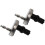 Toilet Hinge Repair Kit Black Universal 2 pcs 1