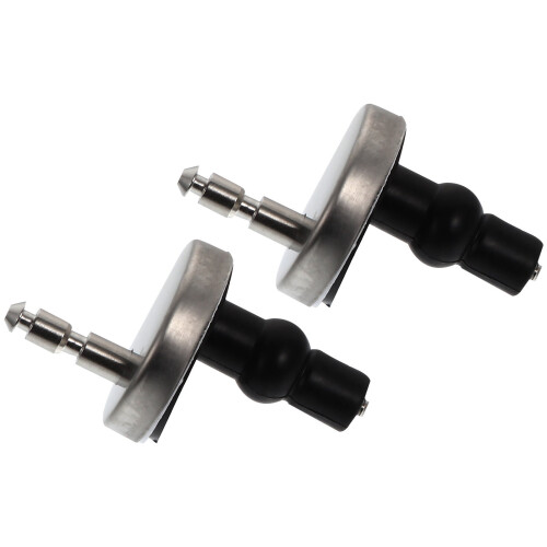 Toilet Hinge Repair Kit Black Universal 2 pcs