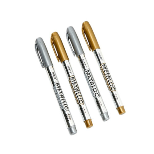 Gold and Silver Craft Marker Pen for Calligraphy and