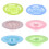 Filtro de pia de silicone para coletar cabelos (6 peças) 1