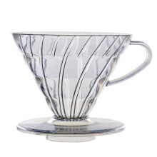 Filtre à café en plastique pour versement manuel, 1 à 2 tasses