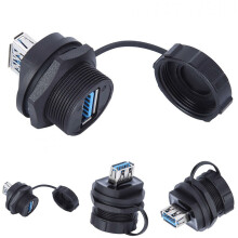USB 3.0-Buchse, wasserdichter Einbauadapter