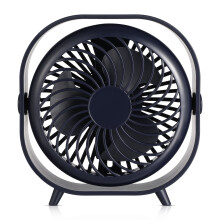 Mini ventilateur de bureau USB rechargeable, silencieux et portable, 2000 mAh