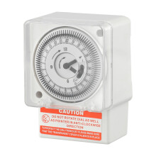 Mekaaninen ajastin AC220V24 tunnin analoginen DIN-kiskokytkin