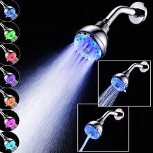 Filtre à eau de douche LED avec lumière RGB 7 couleurs