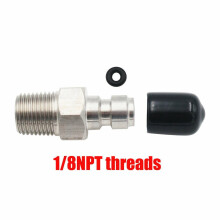 PCP Fill Nipple Stainless Steel 8mm Male One-Way Foster 1/8