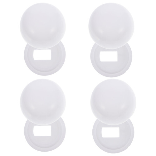 Toilet Bolt Cover Set Practical Decorative 4 Pair