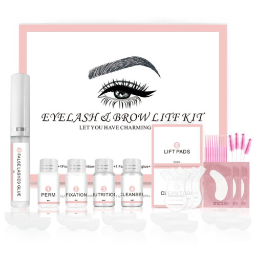 Prettyui Eyebrow Lash Lift Set Professional 2-in-1