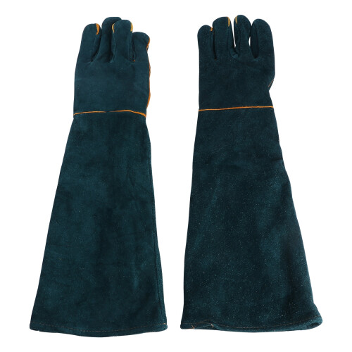 Cowhide Welding Gloves Anti-Bite Long Sleeve 1 Pair