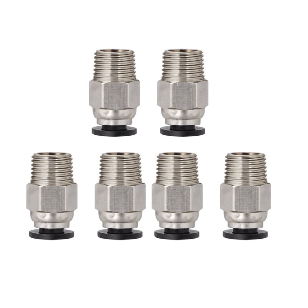 Ueetek Pc4-01 Male Straight Pneumatic Ptfe Tube Fitting 9107258567192