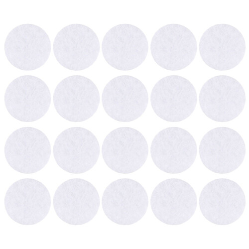 Round Filter Cotton Air Filters Purifying Pads White 3
