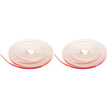 Joint d'étanchéité pour portes, isolation phonique et d'étanchéité, 2 rouleaux de 6 m