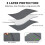 Capa protetora para laptop de 13 polegadas, capa impermeável para tablet, compatível com Apple MacBook Air M1, Pro, Surface, Lenovo, Dell, HP - 3