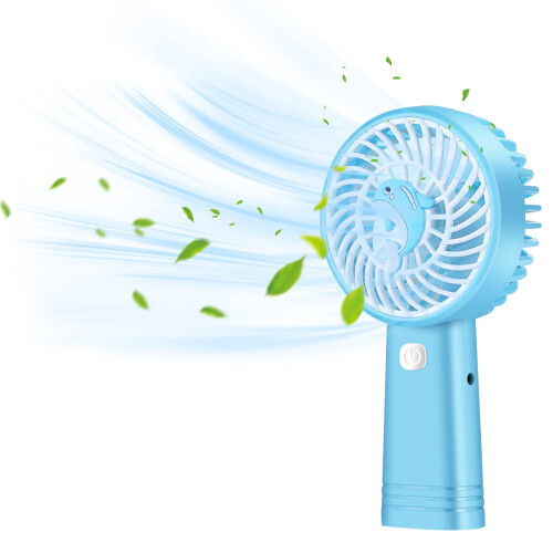 Kayannuo Mini-USB-Ventilator Blau Tragbar Hohe Windleistung