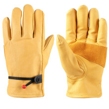 Cowhide Leather Work Gloves Safety Protection Warm