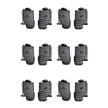 12X Car Front Central Dashboard Panel Left Right Air Vent Outlet Assembly for Hilux 2004-2015 A/C Air Vent Outlet