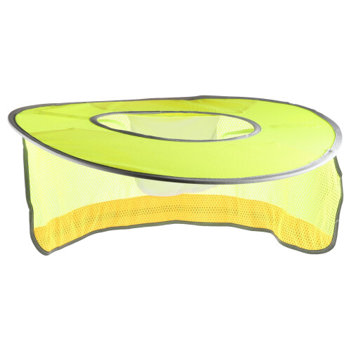 Sun Shield Cloth for Helmet Full Brim Reflective Yellow
