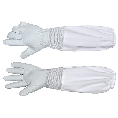 Beekeeping gloves goatskin leather XL pair