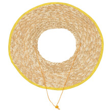 Wheat Straw Hard Hat Sunshield Construction Helmet