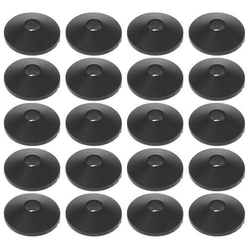 Toalettsitsbultar gummibricka kit 20 st 2,5x2,5 cm
