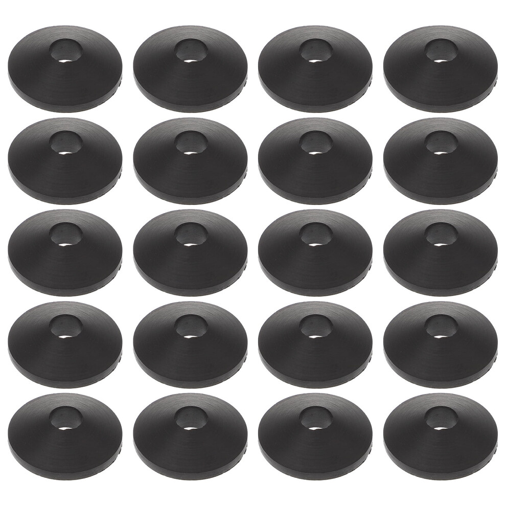 Toilet Seat Tank Bolts Rubber Washer Kit 20 Pcs 2.5X2.5 Cm 9107258571731
