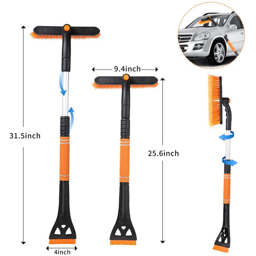 Viflosae Snow Shovel Long Pole Deicing Sweeping Tool 2