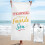 Toalha de praia de microfibra, macia, para banho, 76 x 152 cm (30 x 60 polegadas). 1