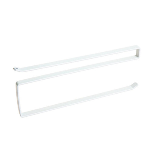 Metalen toiletpapierhouder, wit, 1 stuk