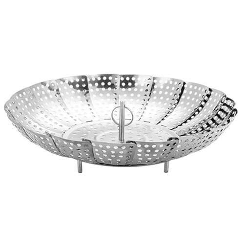 Vegetable Steamer Basket Stainless Steel Folding 1 Pack