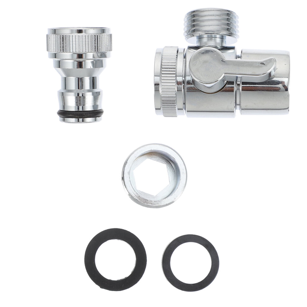 Water Inlet Adapter For Sink Faucet Anti-Rust 2-Way 9107258567178