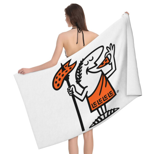 Little Caesar strandhanddoek, extra groot, absorberend en sneldrogend.