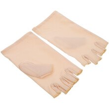 Anti-UV Gel Nail Lamp Gloves Fingerless 1 Pair