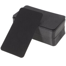 Eease100st hängande örhängeskorthållare kraftpapper smyckesorganisatör set