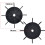 Ventilador de compressor de ar Mosiee com acionamento direto e rotor sólido (1 unidade) 1