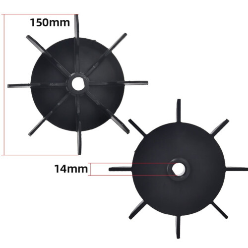 Ventilador de compressor de ar Mosiee com acionamento direto e rotor sólido (1 unidade)