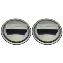 Conjunto de 2 peças de tampões de drenagem para pia, plástico, 60 mm