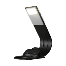 Lampe de lecture Penkiiy à pince avec luminosité réglable et port USB