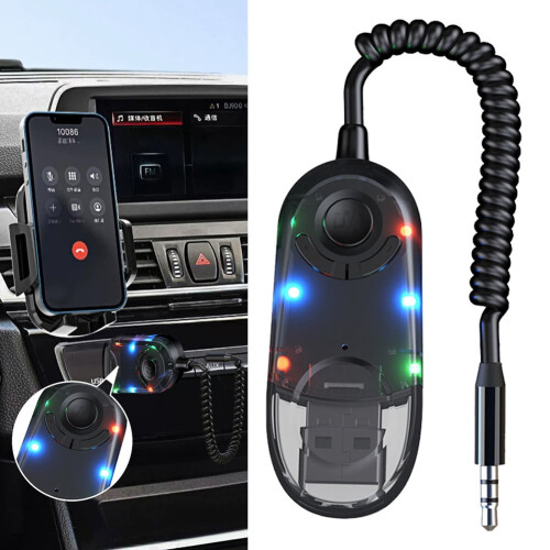 Bluetooth-lydmodtager med USB-adapter og håndfri