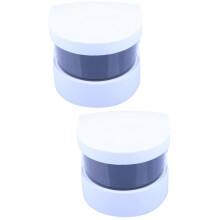 Bain de nettoyage ultrasonique pour pièces de monnaie, bijoux et prothèses dentaires (2 pièces)
