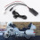 Προσαρμογέας καλωδίου ήχου Haimni aux για Honda Gold Wing GL1800 1
