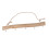 Rustieke houten sieradenorganizer met 5 haken 1