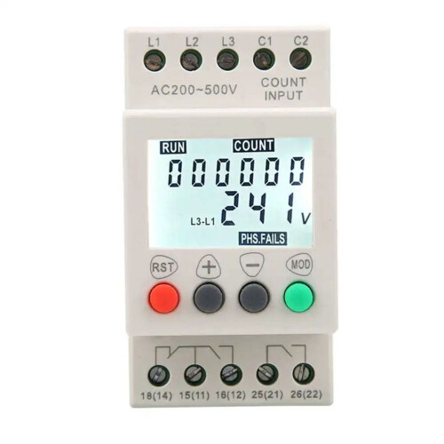 Mosiee JVR800-2LCD spänningsfasskydd